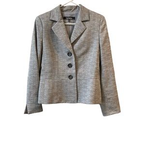 Le Suit Separates Women’s Gray Suit Jacket size 6